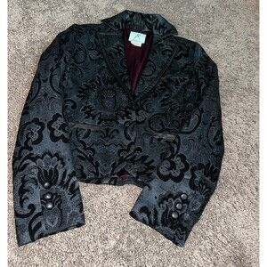 Marciano black velvet blazer